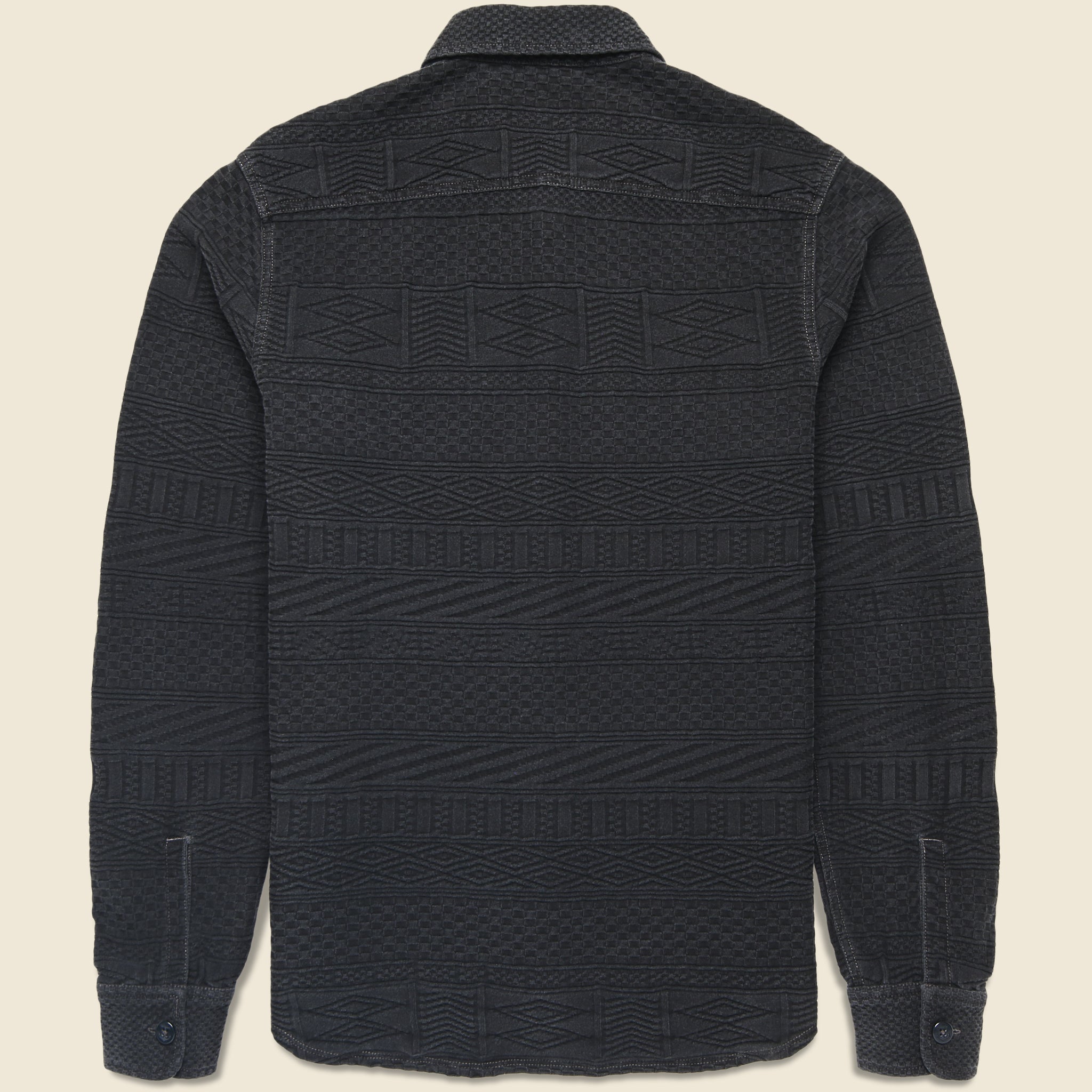Jacquard Julius Shirt Jacket - Black - RRL - STAG Provisions - Outerwear - Shirt Jacket