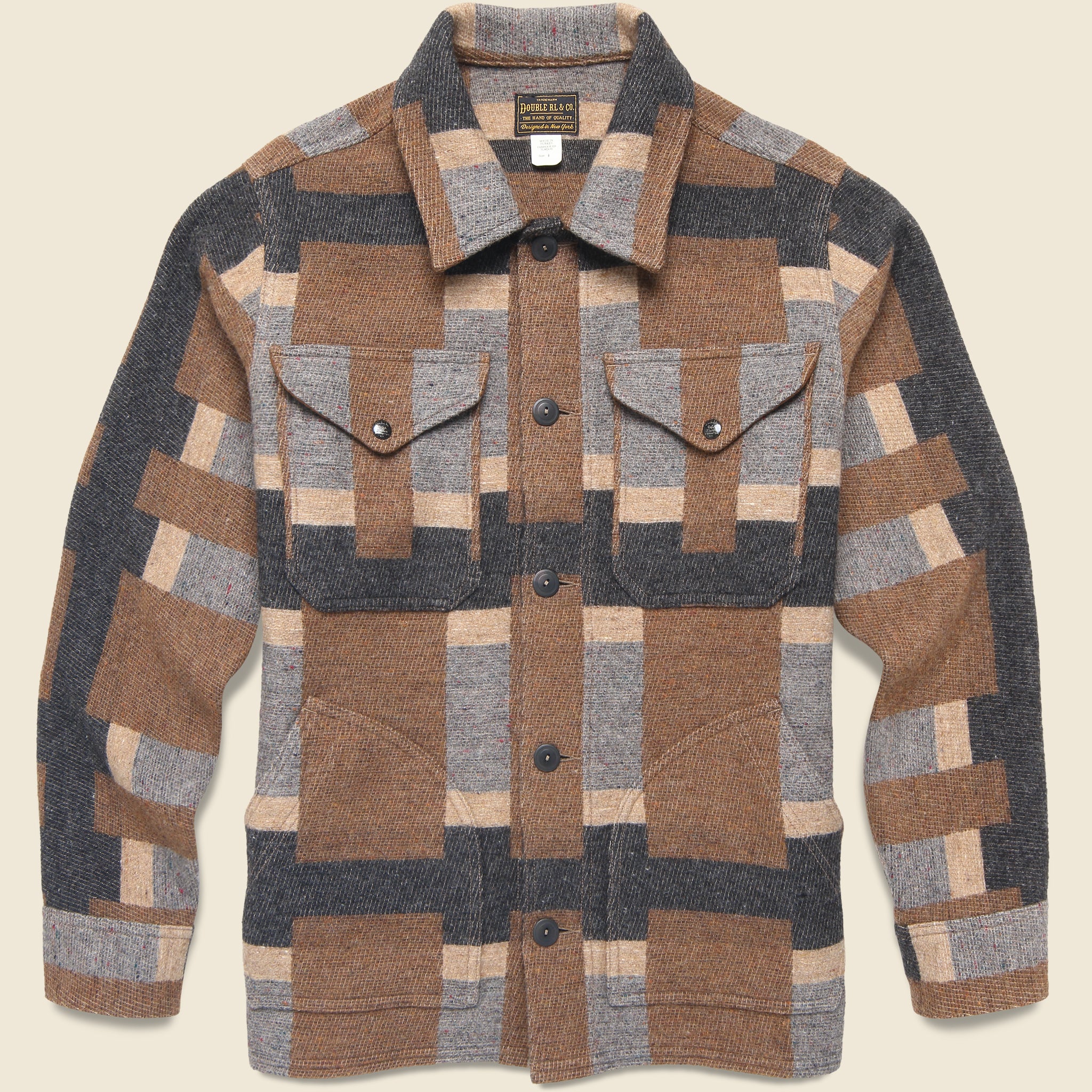 Ashford Shirt Jacket - Brown - RRL - STAG Provisions - Outerwear - Shirt Jacket