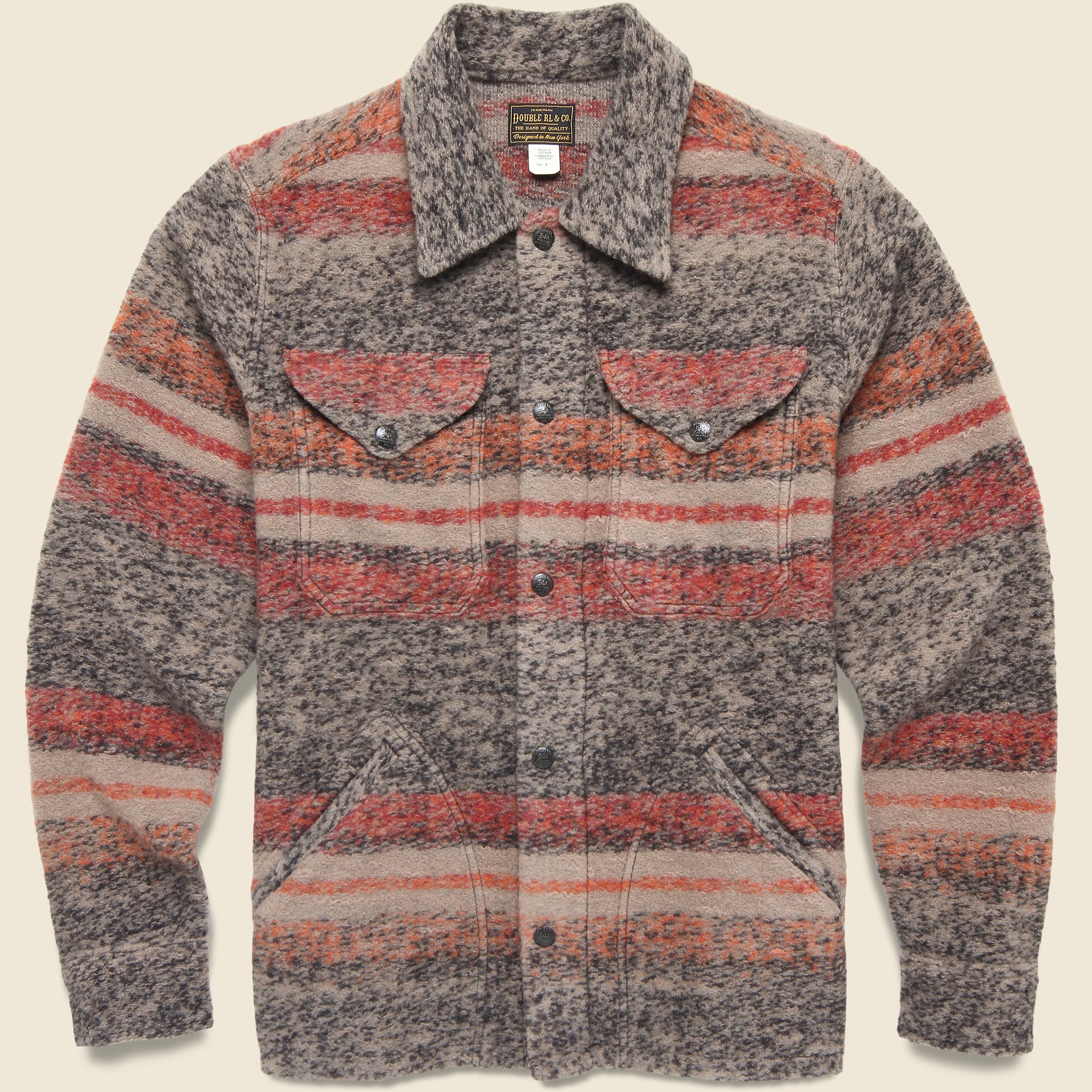Jacquard Wallace Jacket - Red