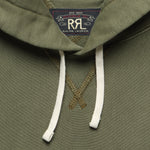 Overdyed Fleece Hoodie - Olive - RRL - STAG Provisions - Tops - Fleece / Sweatshirt