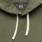 Overdyed Fleece Hoodie - Olive - RRL - STAG Provisions - Tops - Fleece / Sweatshirt