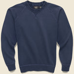 French Terry Raglan Crew - Navy - RRL - STAG Provisions - Tops - Fleece / Sweatshirt