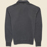 Terry Quarterzip Pullover - Black - RRL - STAG Provisions - Tops - Fleece / Sweatshirt