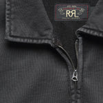 Terry Quarterzip Pullover - Black - RRL - STAG Provisions - Tops - Fleece / Sweatshirt