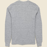 Waffle Knit Henley - Grey - RRL - STAG Provisions - Tops - L/S Knit