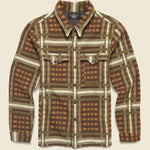 Jacquard Nelson Overshirt - Brown - RRL - STAG Provisions - Tops - L/S Woven - Overshirt