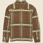 Jacquard Nelson Overshirt - Brown - RRL - STAG Provisions - Tops - L/S Woven - Overshirt