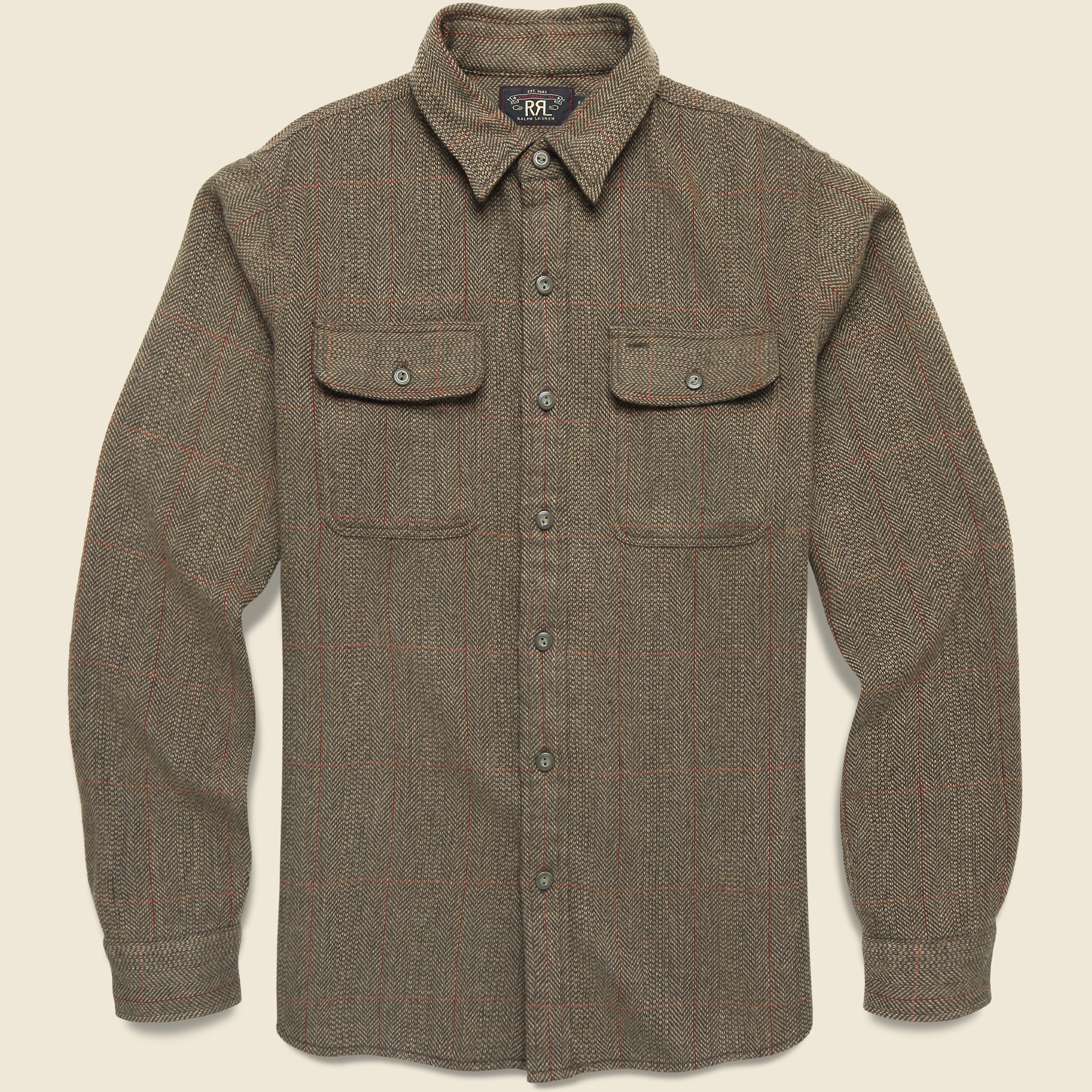 Grayson Workshirt - Brown - RRL - STAG Provisions - Tops - L/S Woven - Overshirt