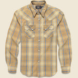 Sawtooth Western Shirt - Yellow - RRL - STAG Provisions - Tops - L/S Woven - Plaid