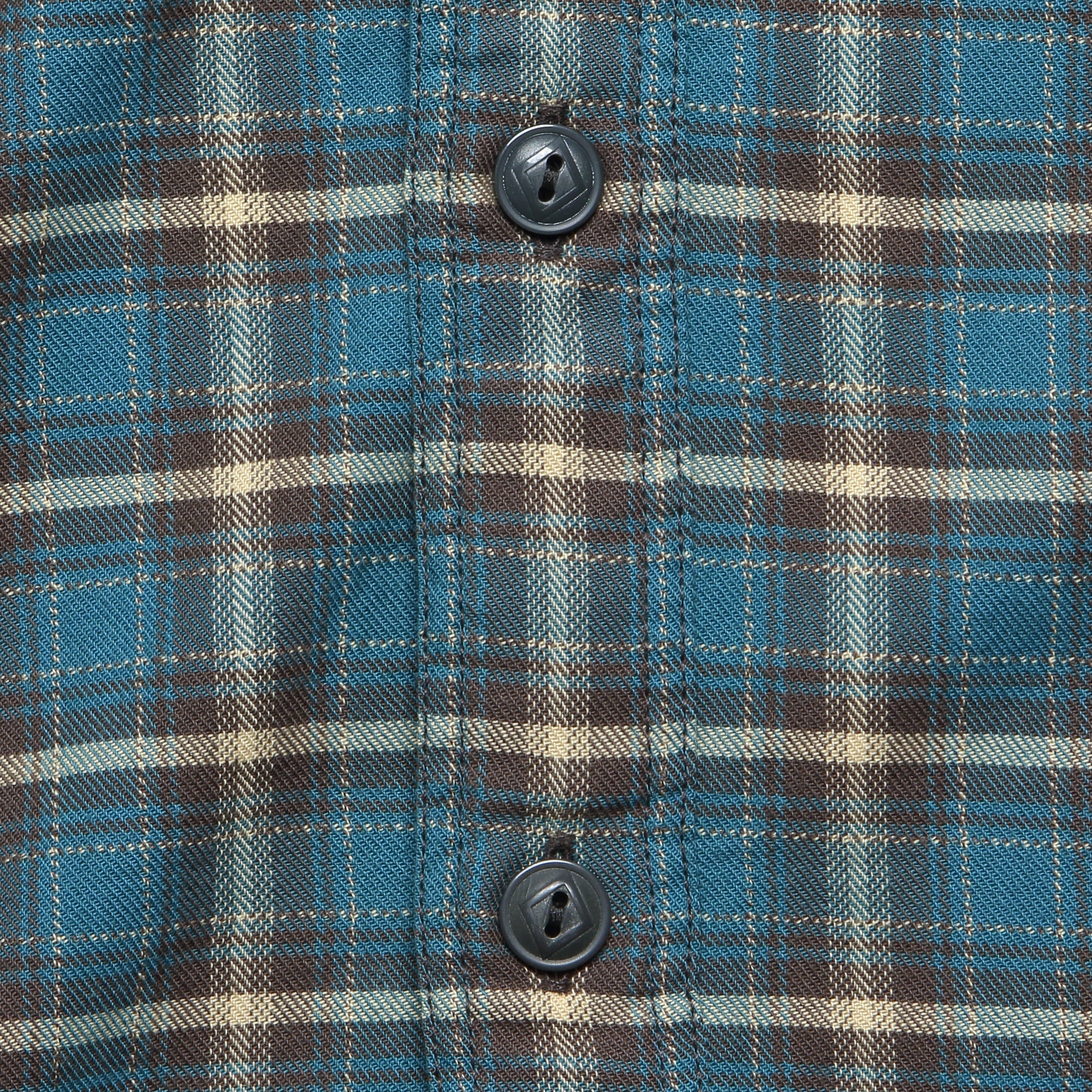 Cameron Sport Shirt - Teal - RRL - STAG Provisions - Tops - L/S Woven - Plaid