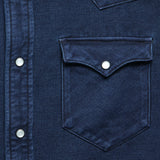 Chamois Roper Western - Indigo - RRL - STAG Provisions - Tops - L/S Woven - Solid