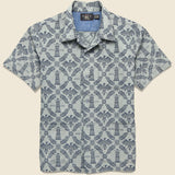 Wayne Camp Shirt - Indigo - RRL - STAG Provisions - Tops - S/S Woven - Other Pattern