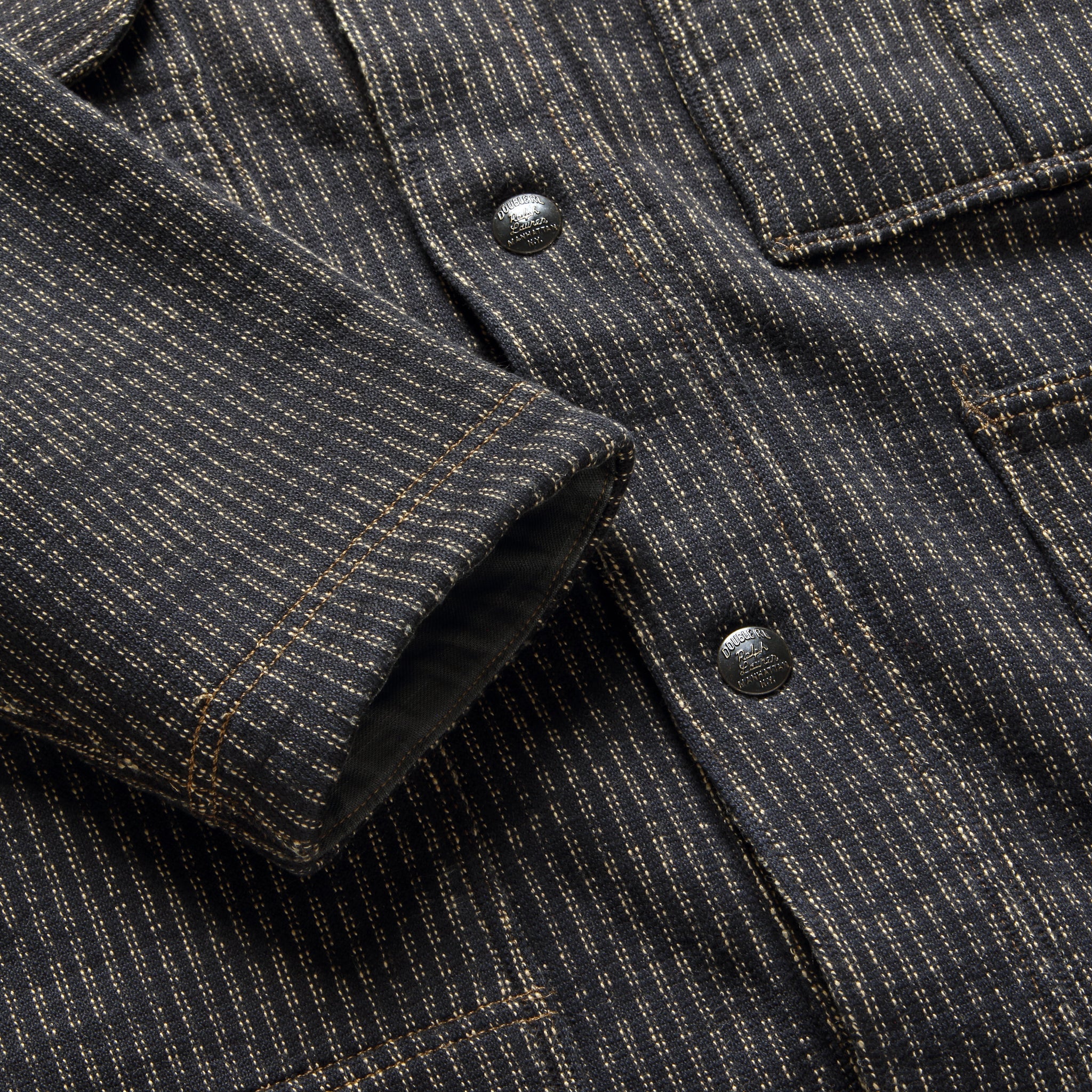 Browns Beach Fleece Jacket - Charcoal - RRL - STAG Provisions - Outerwear - Coat / Jacket