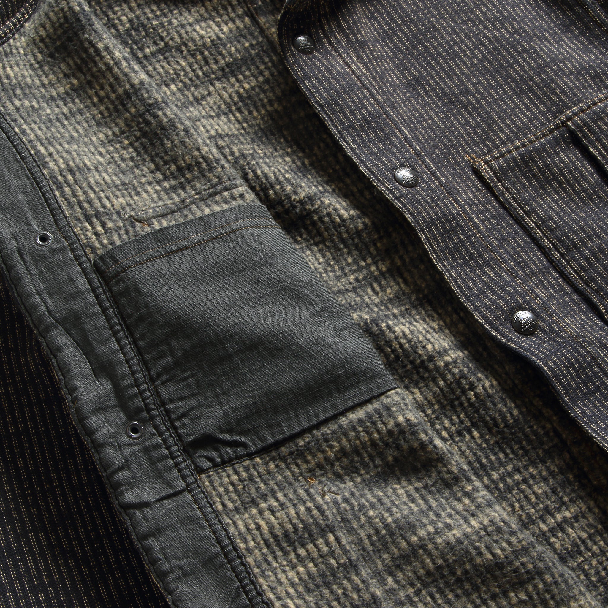Browns Beach Fleece Jacket - Charcoal - RRL - STAG Provisions - Outerwear - Coat / Jacket