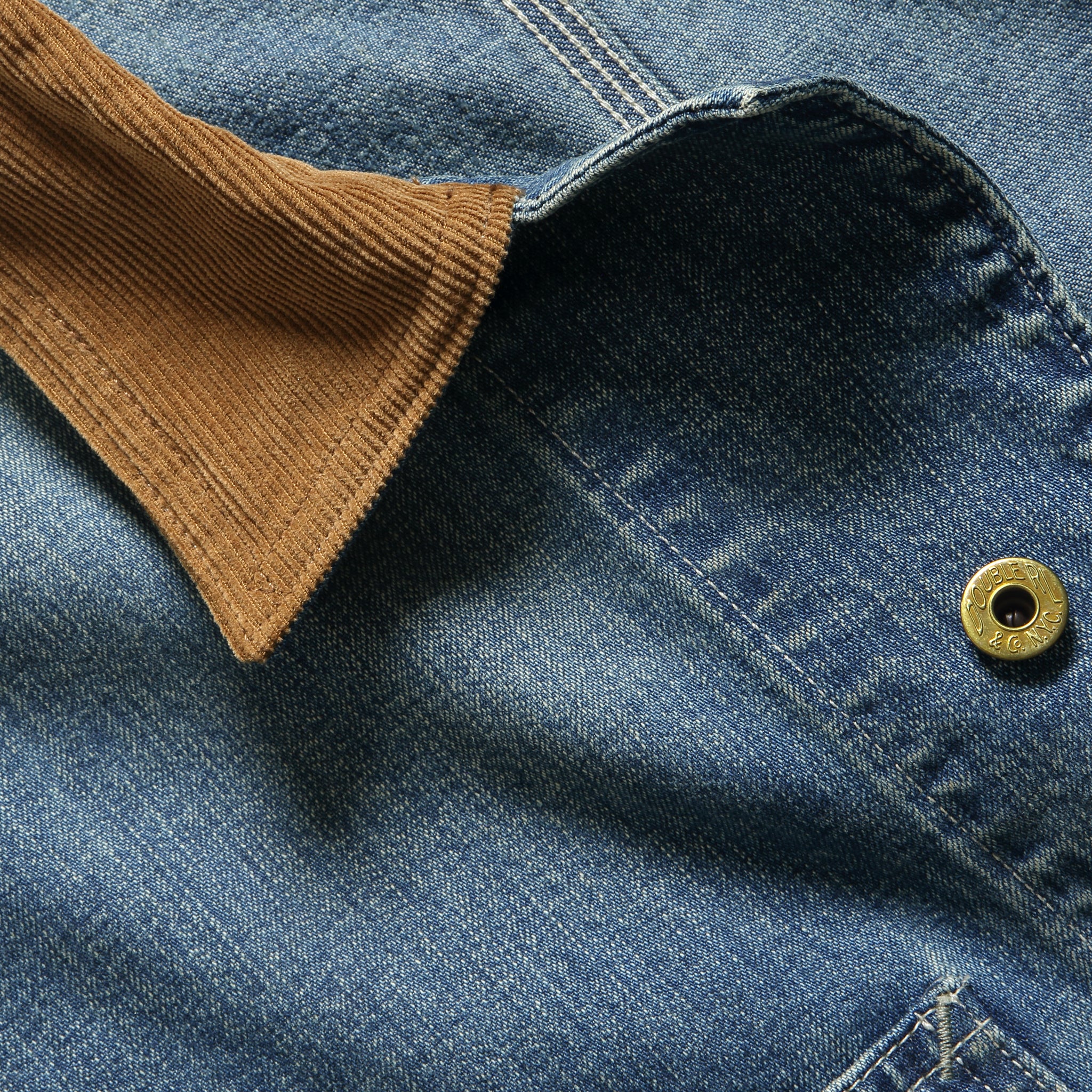 Denim Stockton Jacket - Wrightsville Wash - RRL - STAG Provisions - Outerwear - Coat / Jacket