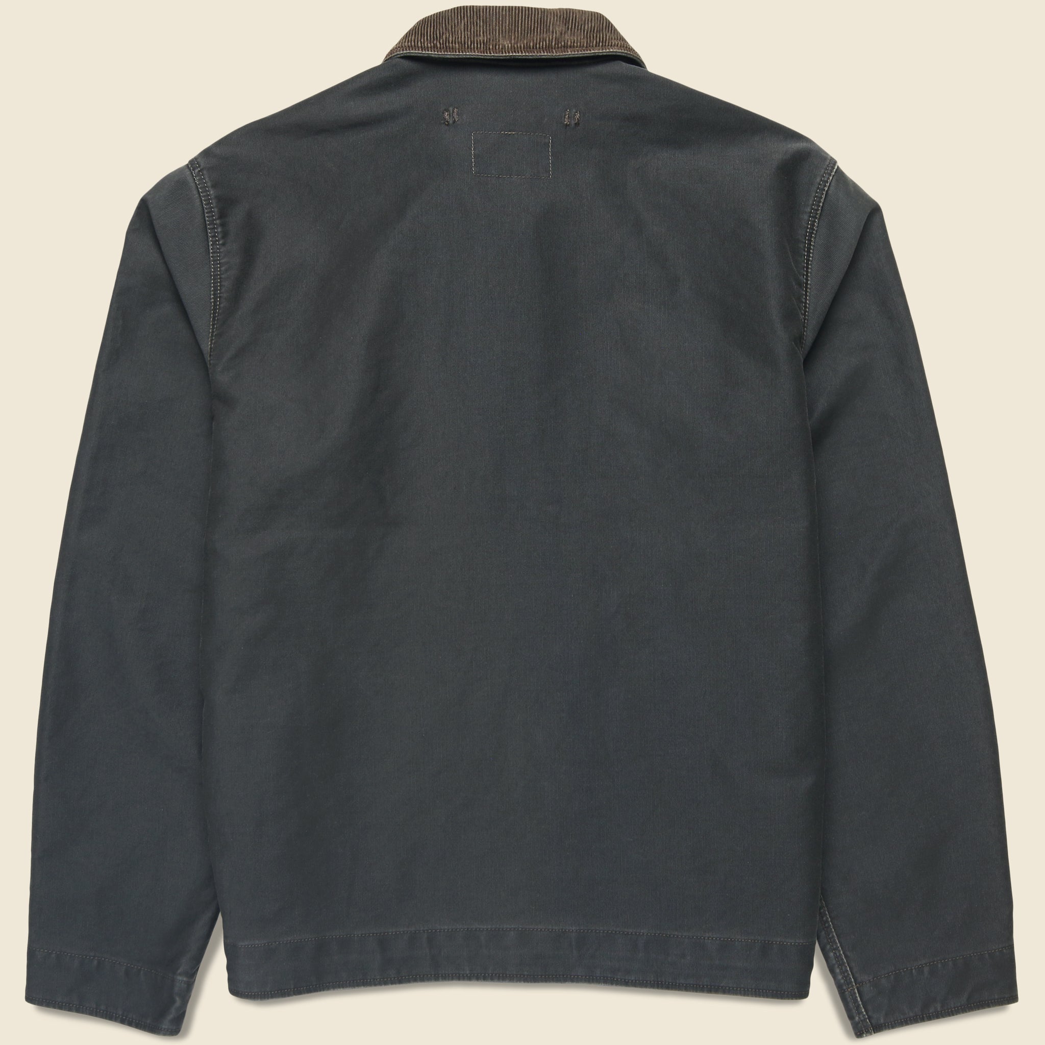 
                          Corduroy Collar Deck Jacket - Black
                        