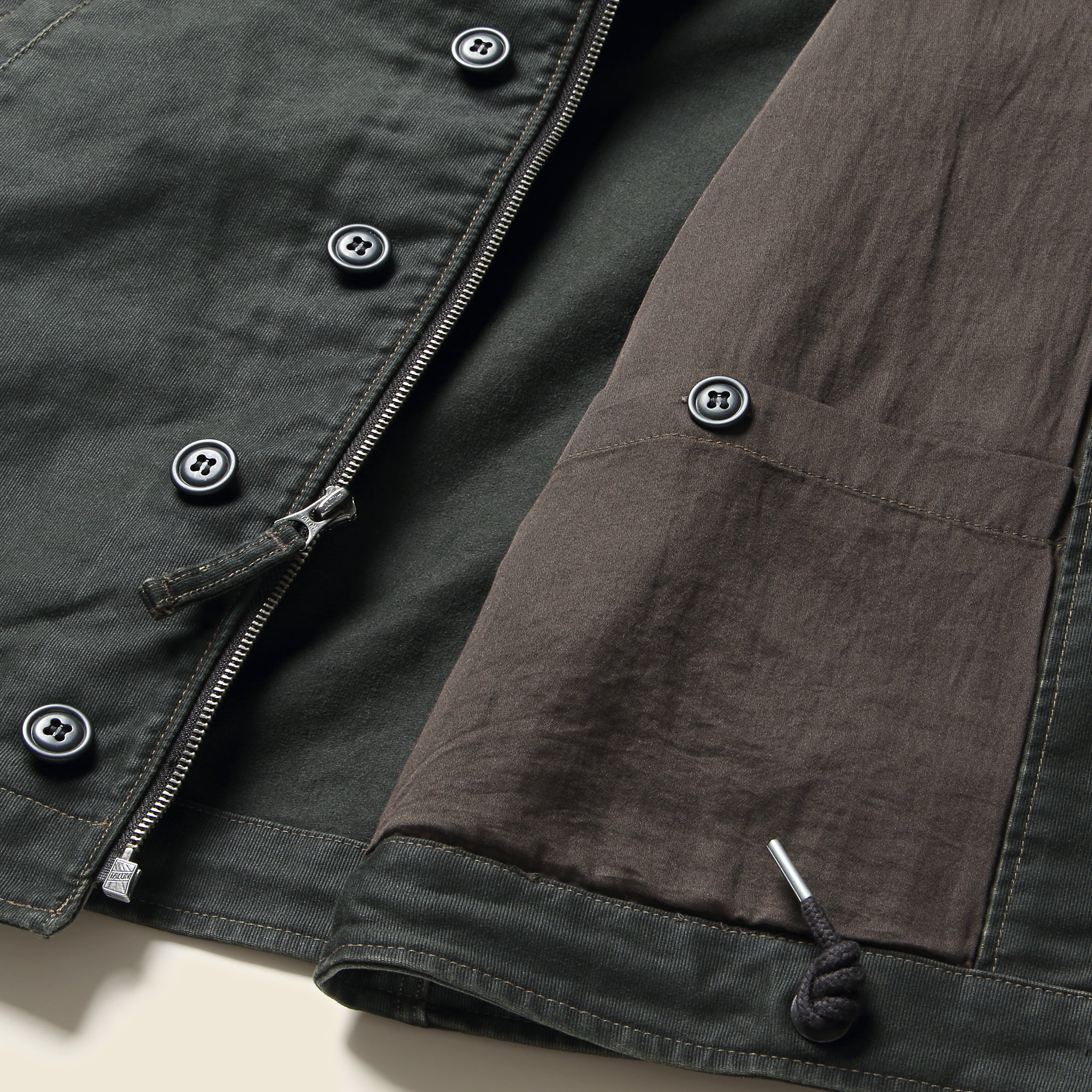 Corduroy Collar Deck Jacket - Black - RRL - STAG Provisions - Outerwear - Coat / Jacket