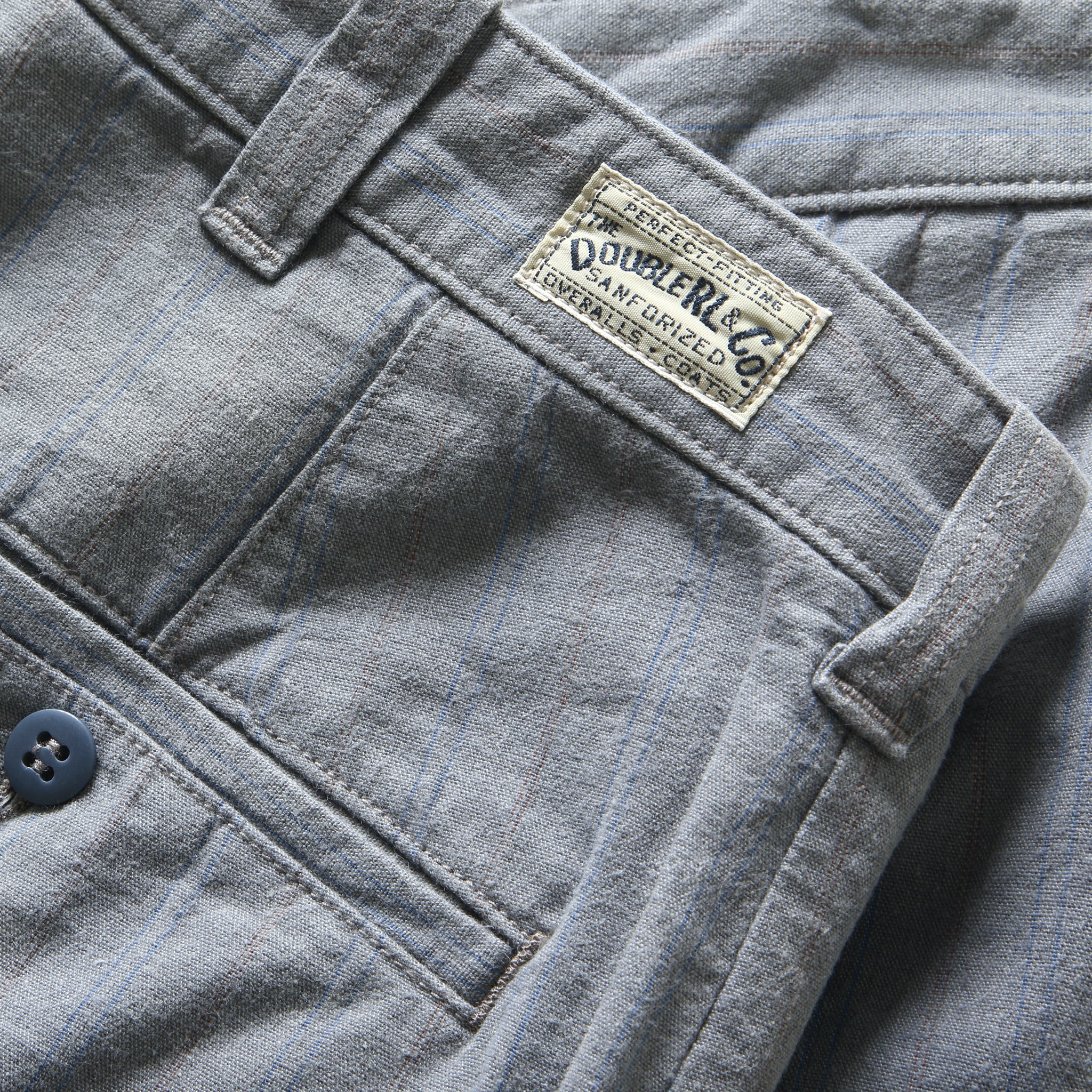 
                          Striped Maitland Chino - Navy
                        