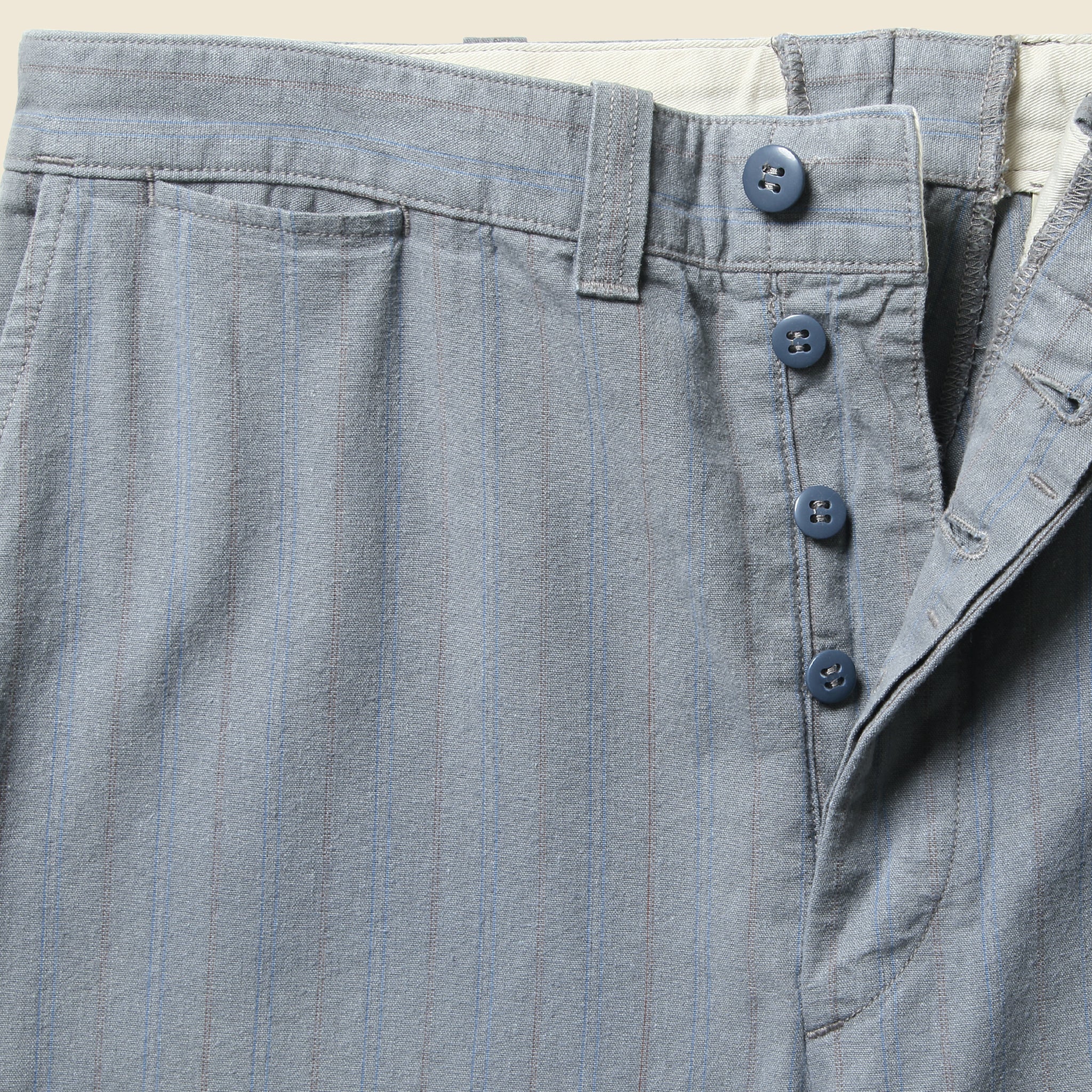 
                          Striped Maitland Chino - Navy
                        