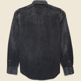 Slim Fit Corduroy Western Shirt - Black - RRL - STAG Provisions - Tops - L/S Woven - Corduroy
