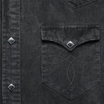 Slim Fit Corduroy Western Shirt - Black - RRL - STAG Provisions - Tops - L/S Woven - Corduroy