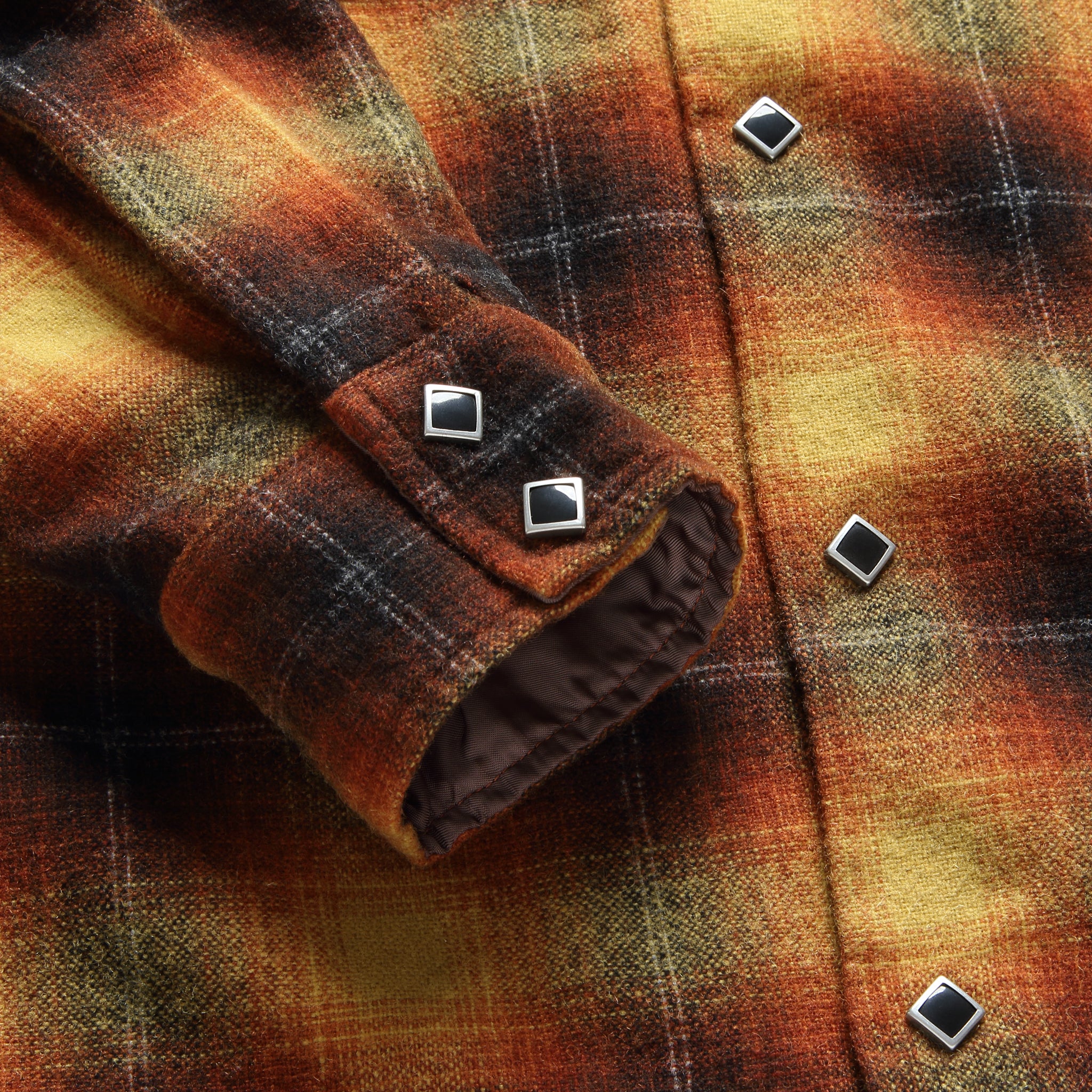 
                          Jesse Sport Shirt - Orange - RRL - STAG Provisions - Tops - L/S Woven - Plaid
                        