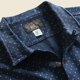 Harold Camp Shirt - Indigo - RRL - STAG Provisions - Tops - S/S Woven - Other Pattern