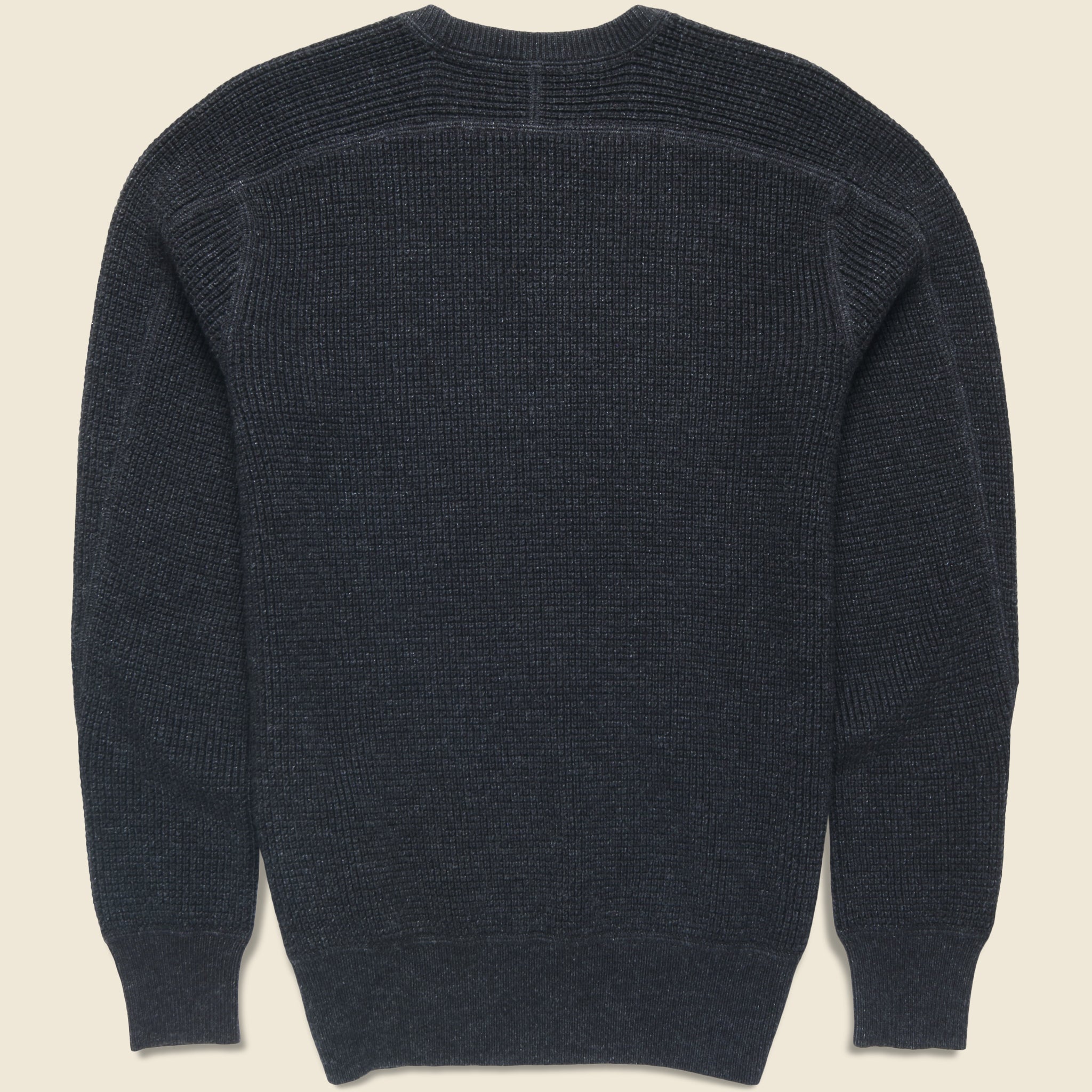 
                          Waffle Knit Sweater - Black
                        