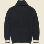 Skull Shawl Cardigan - Black - RRL - STAG Provisions - Tops - Sweater