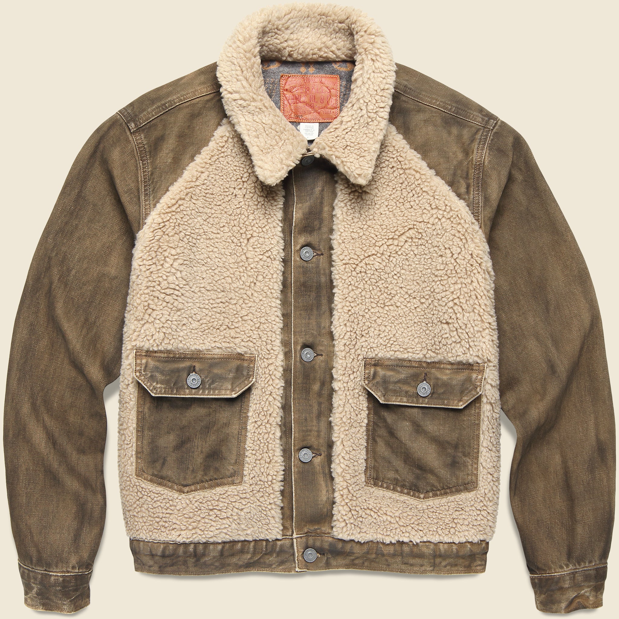 Denim Grizzly Jacket - Brown - RRL - STAG Provisions - Outerwear - Coat / Jacket