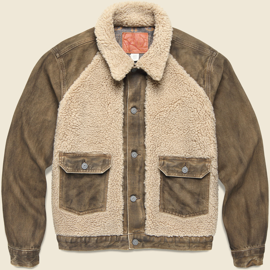 Denim Grizzly Jacket - Brown