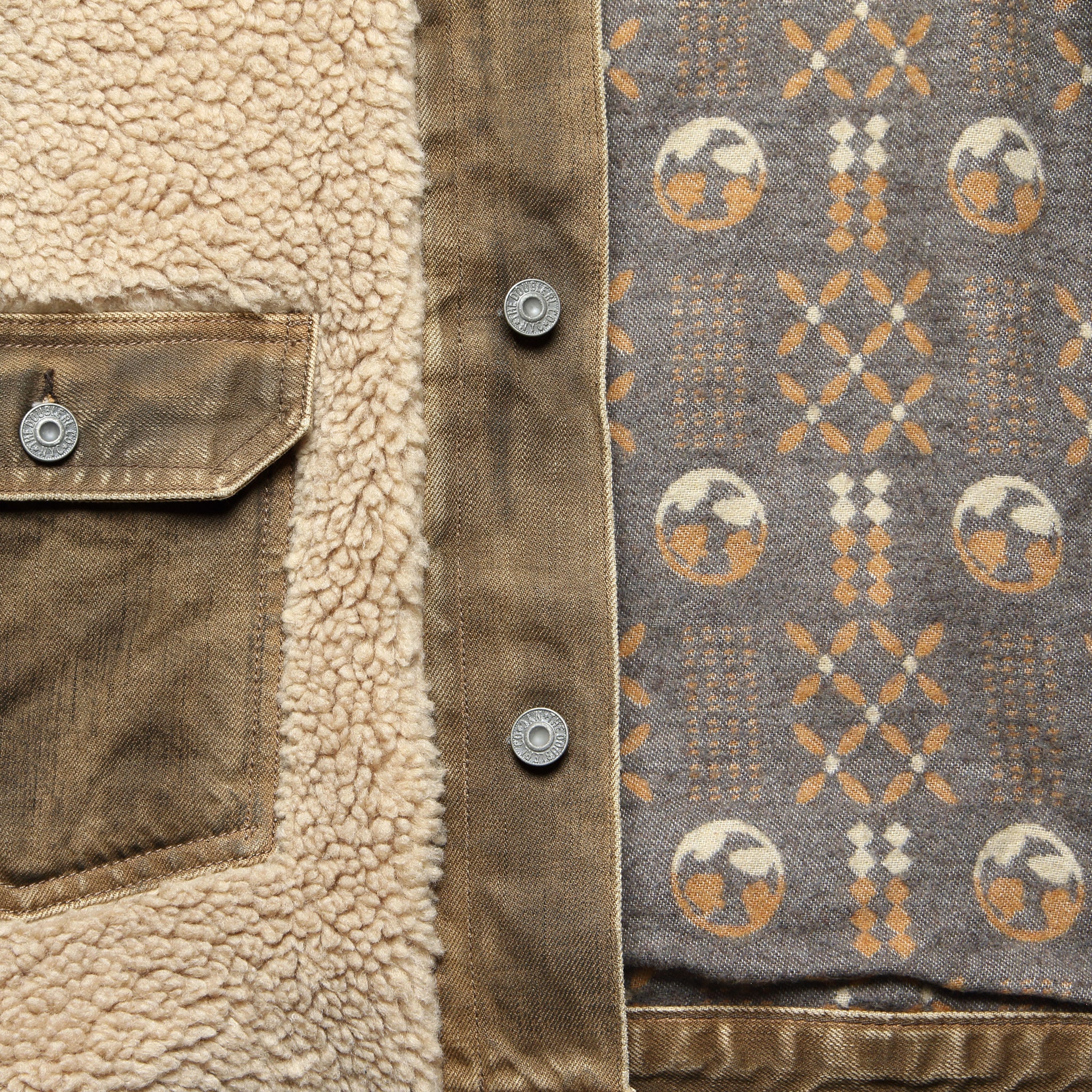 
                          Denim Grizzly Jacket - Brown - RRL - STAG Provisions - Outerwear - Coat / Jacket
                        