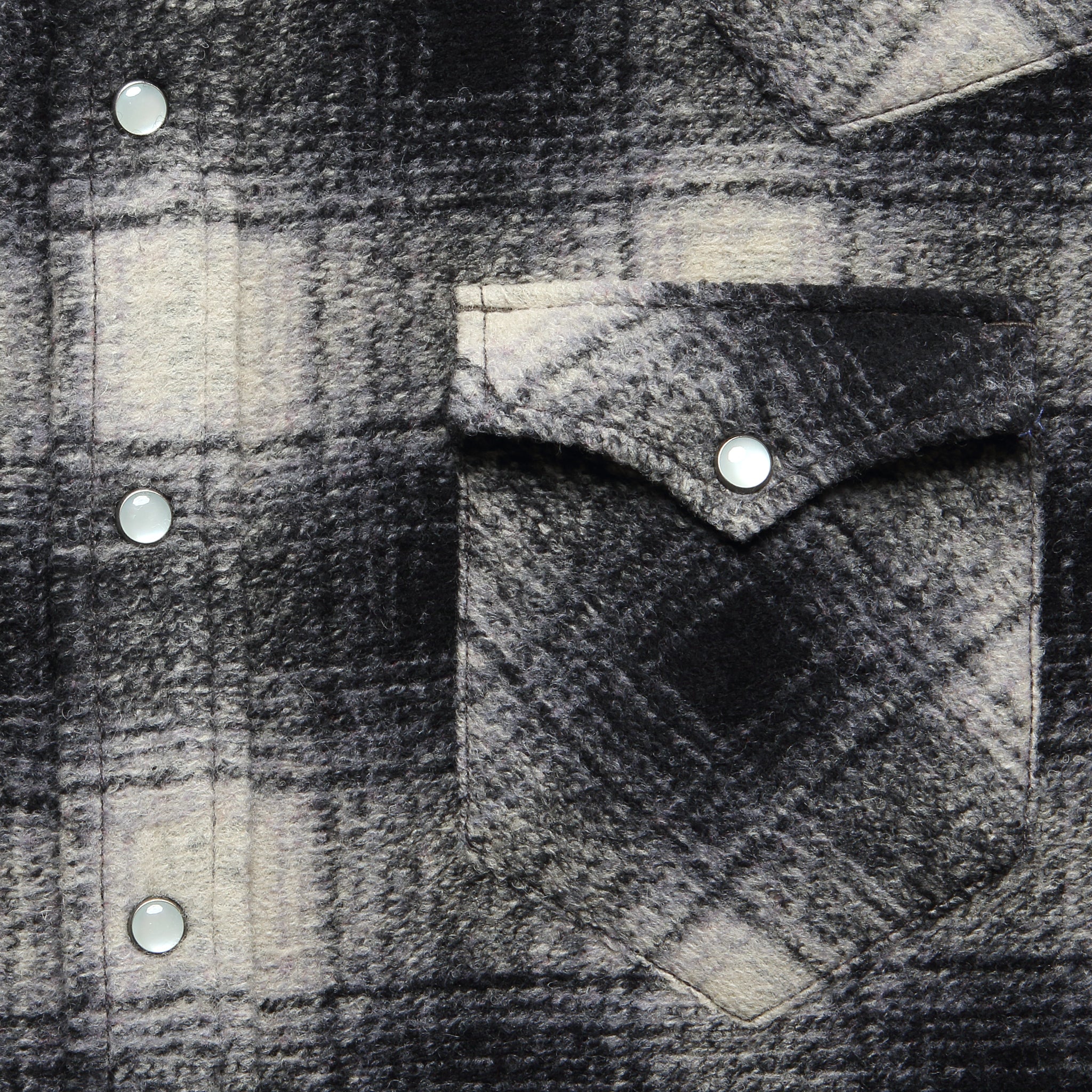 
                          Jacquard Western Overshirt - Black
                        