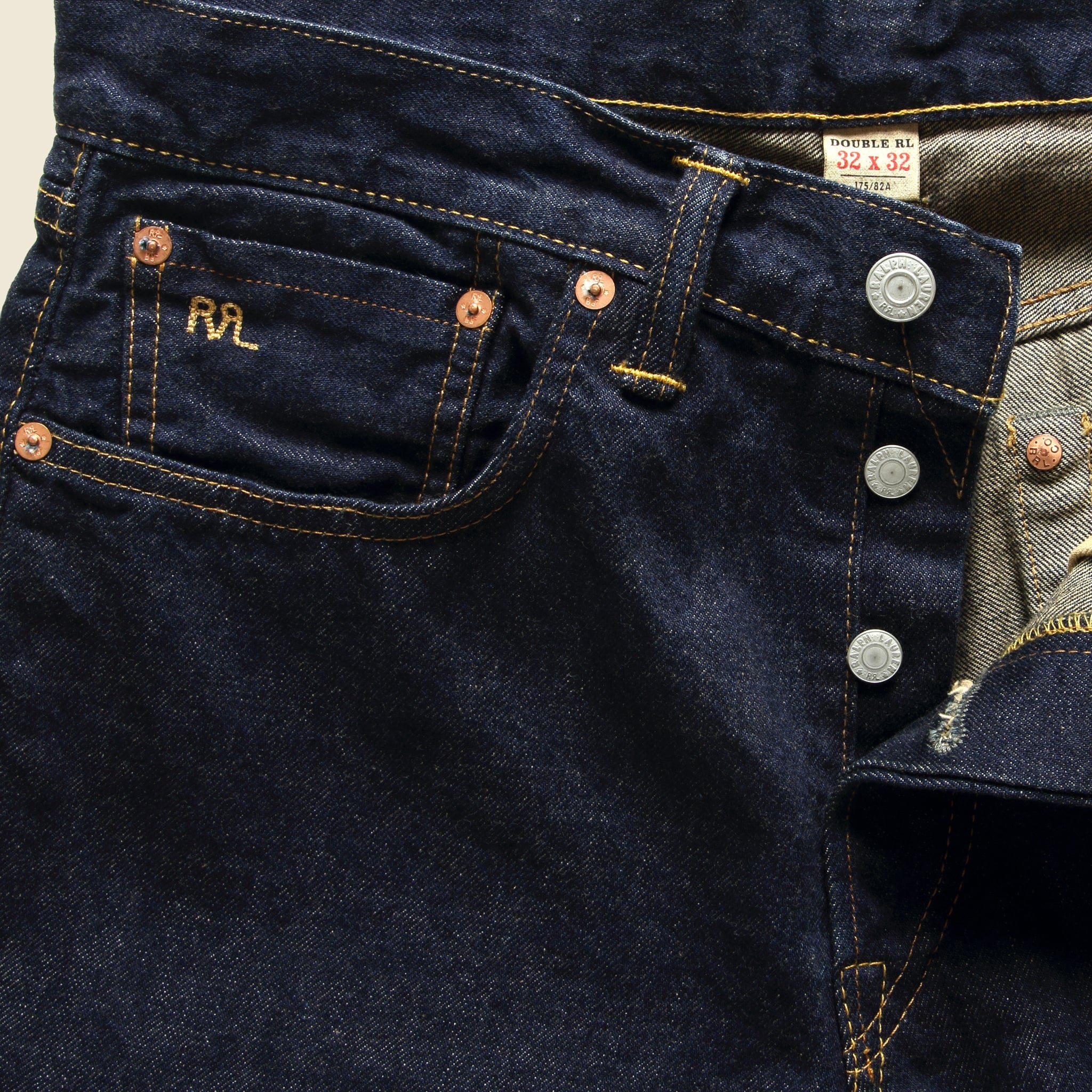 
                          Slim Fit Jean - Once Washed - RRL - STAG Provisions - Pants - Denim
                        