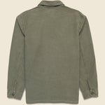 Reverse Sateen Overshirt - Olive - RRL - STAG Provisions - Tops - L/S Woven - Overshirt