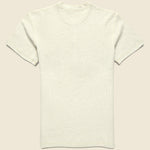 Waffle-Knit Henley - Paper White - RRL - STAG Provisions - Tops - S/S Knit