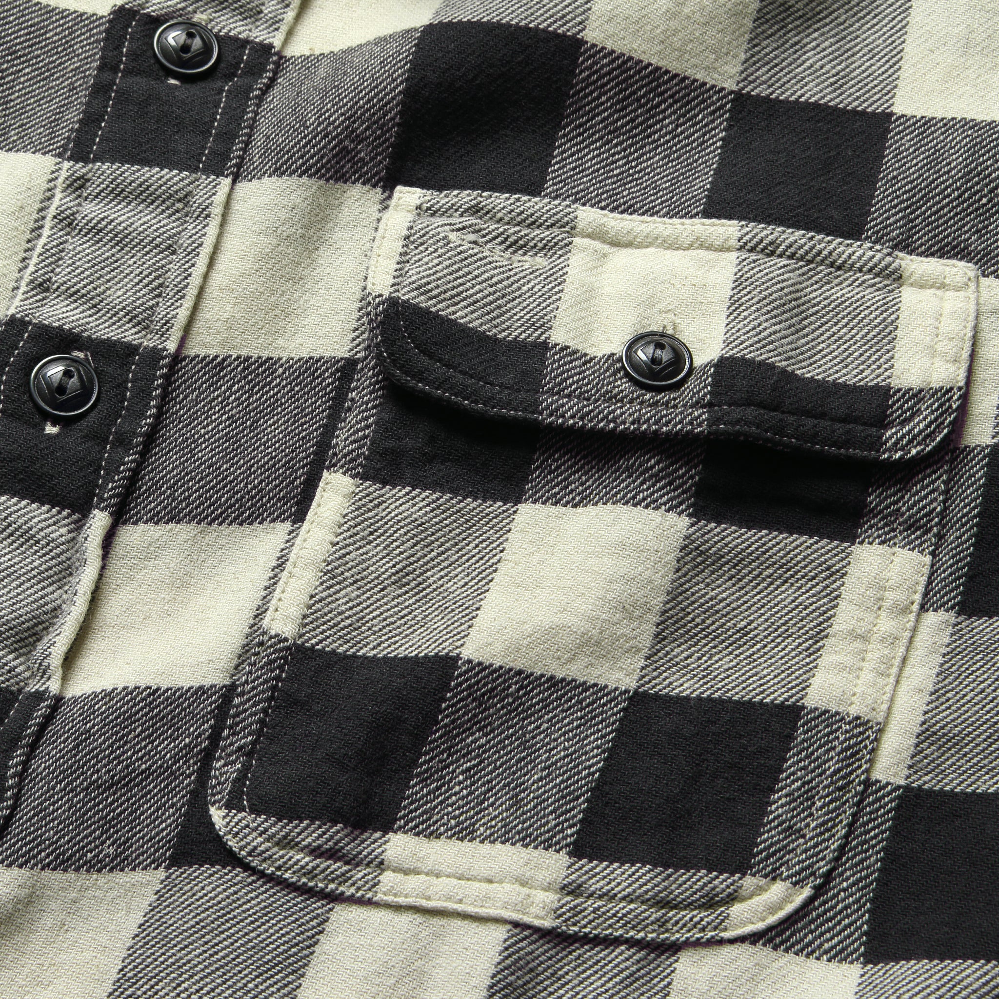 
                          Matlock Workshirt - Black/Cream - RRL - STAG Provisions - Tops - L/S Woven - Plaid
                        