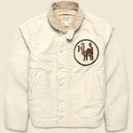 Burke Jungle Cloth Bomber Jacket - PCH Cream - RRL - STAG Provisions - Outerwear - Coat / Jacket