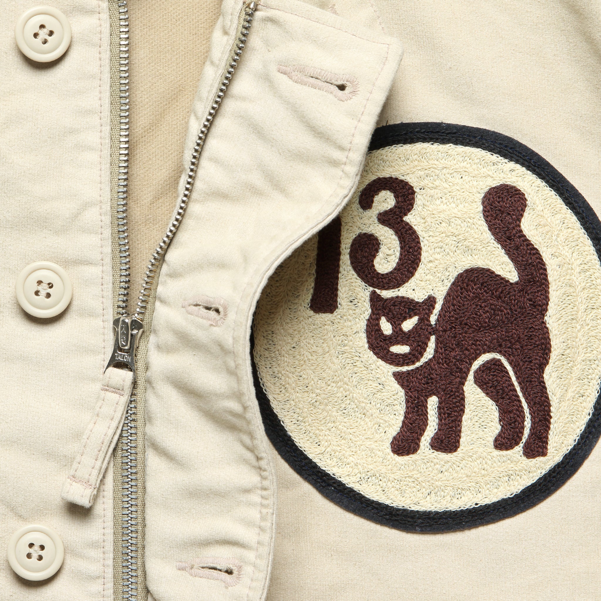 
                          Burke Jungle Cloth Bomber Jacket - PCH Cream - RRL - STAG Provisions - Outerwear - Coat / Jacket
                        