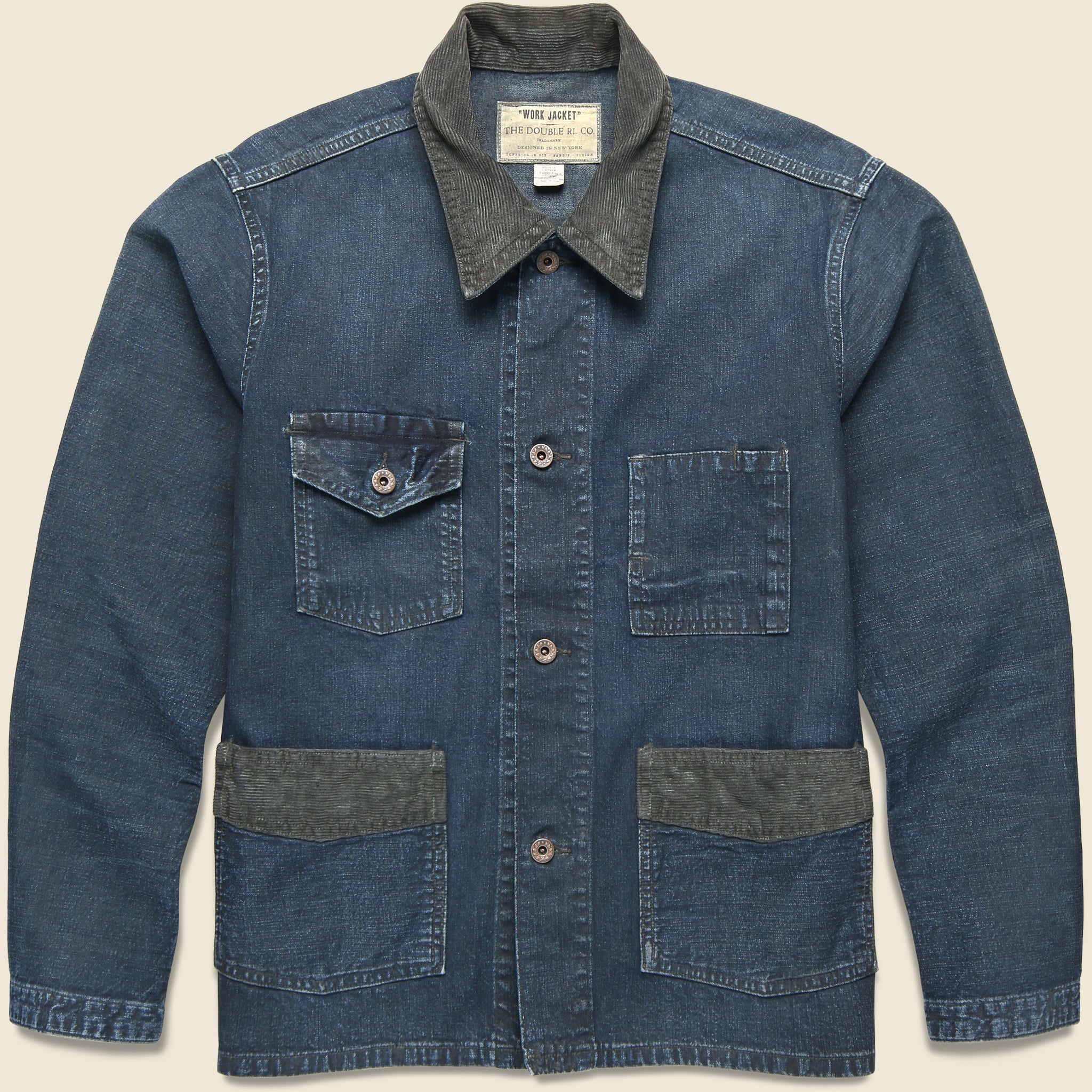 Mayhews Denim Jacket - Dark Wash - RRL - STAG Provisions - Outerwear - Coat / Jacket