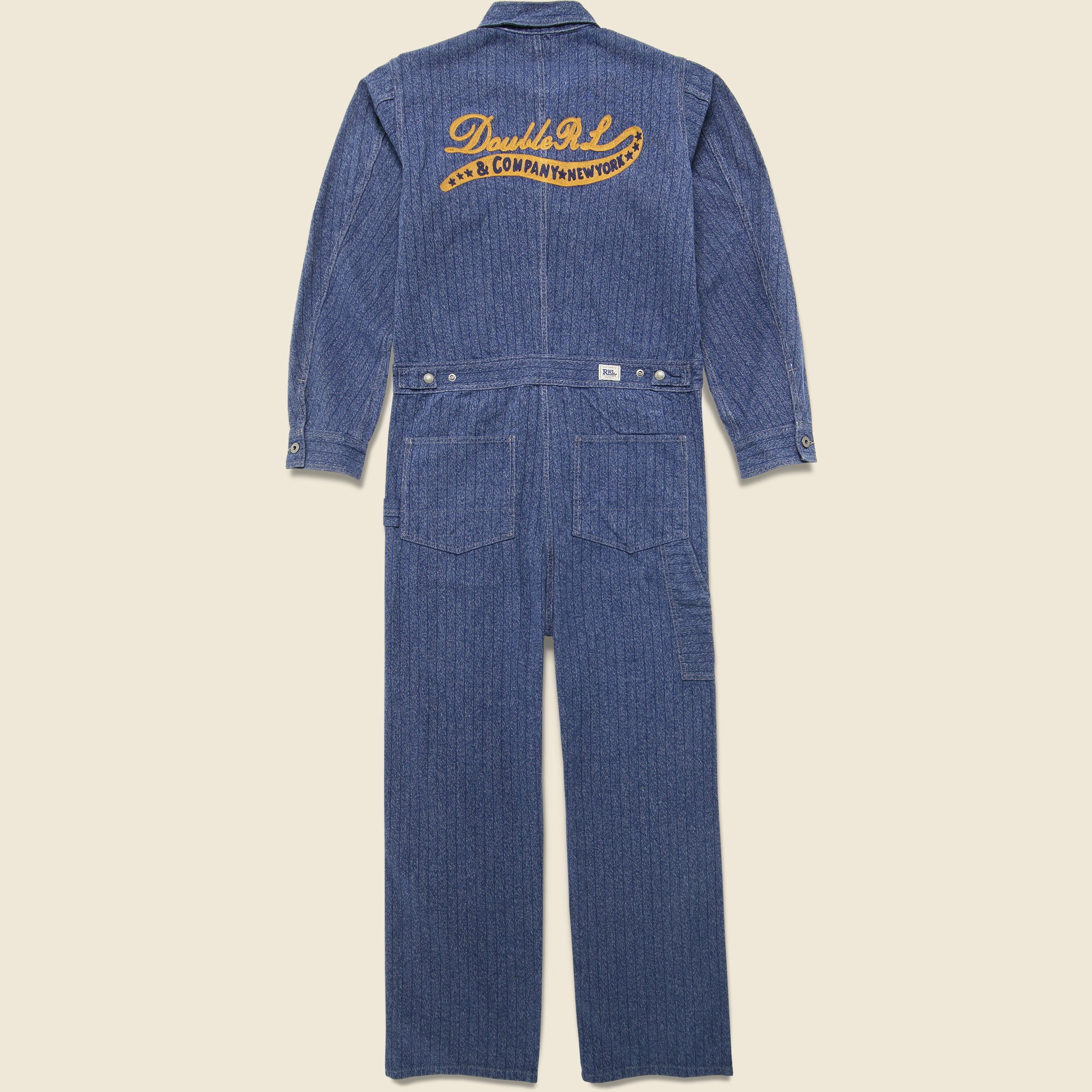 
                          Jasper Twill HD Coverall - Navy/White - RRL - STAG Provisions - Pants - Jumpsuit
                        