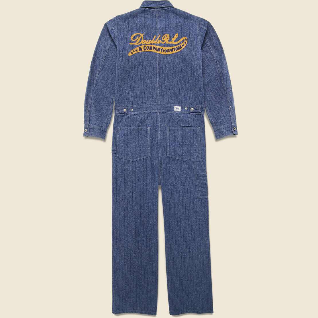 Jasper Twill HD Coverall - Navy/White - RRL - STAG Provisions - Pants - Jumpsuit
