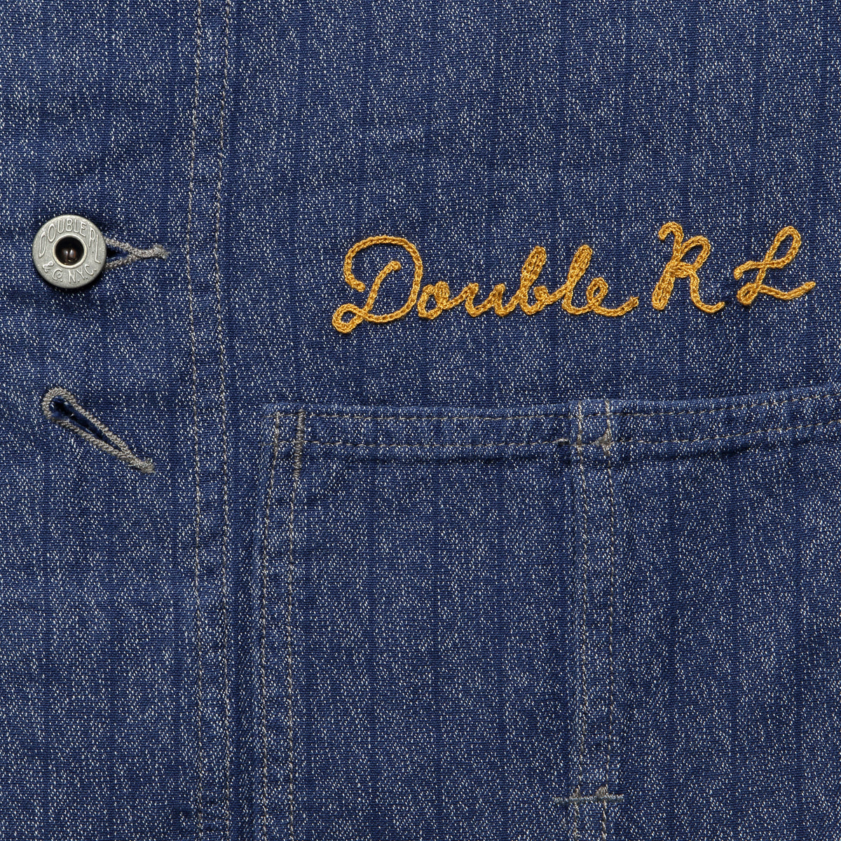 Jasper Twill HD Coverall Navy/White STAG Provisions