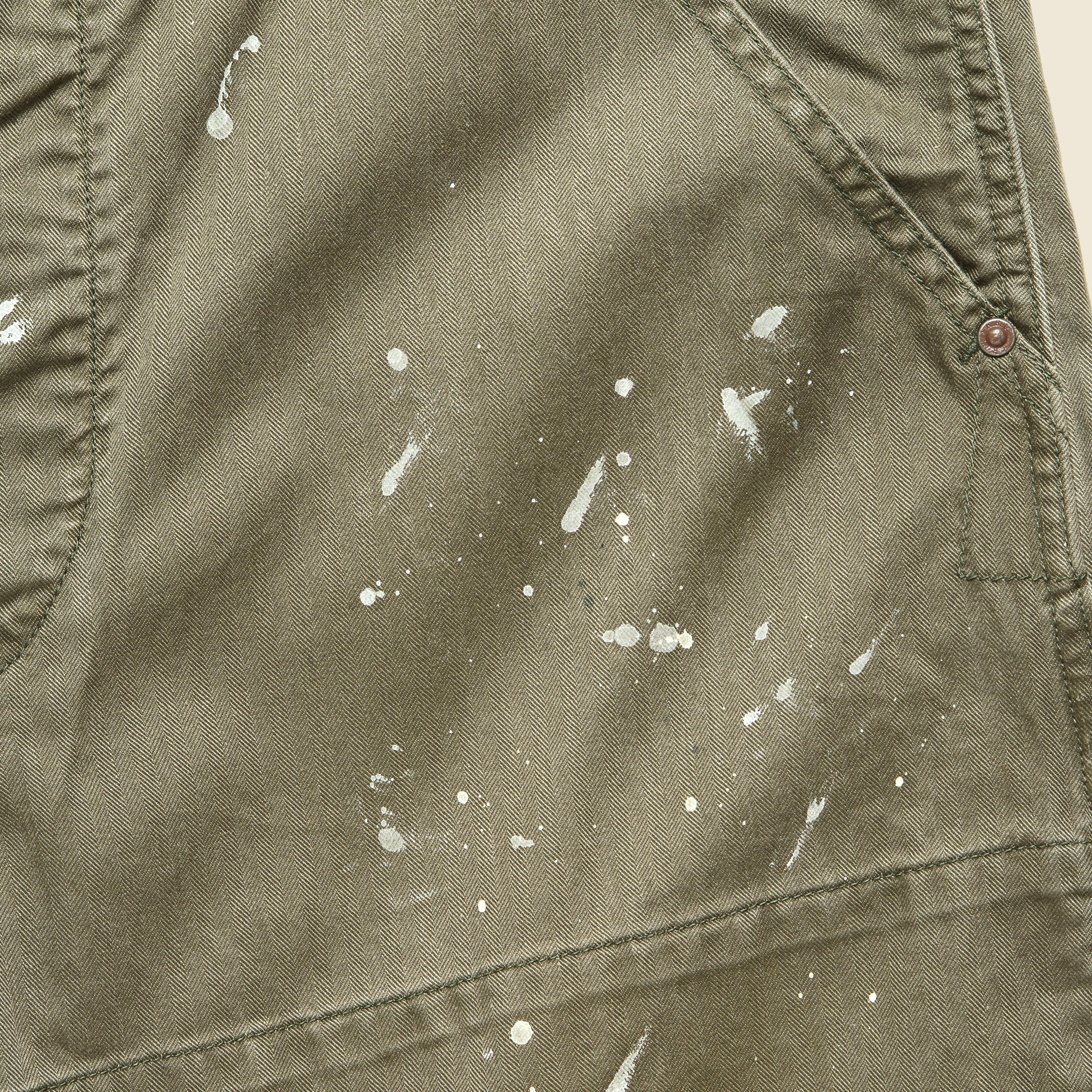 
                          Piece Dyed Paint Splatter N3 Carpenter Pant - Olive - RRL - STAG Provisions - Pants - Twill
                        