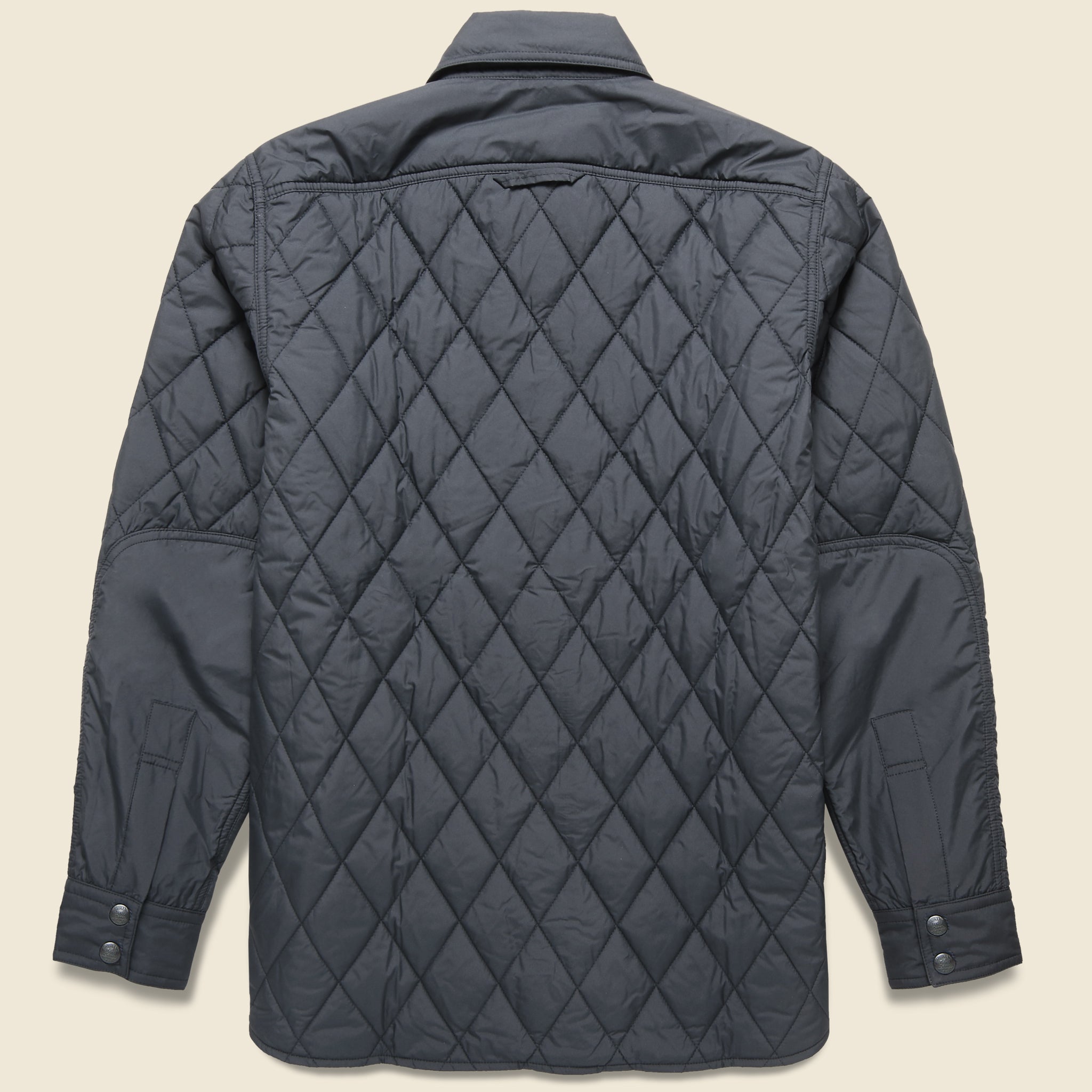 
                          Knox Quilted CPO - Petrol Black - RRL - STAG Provisions - Tops - L/S Woven - Overshirt
                        