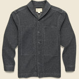 Jaspé Shawl Collar Shirt Jacket - Black - RRL - STAG Provisions - Tops - L/S Woven - Overshirt