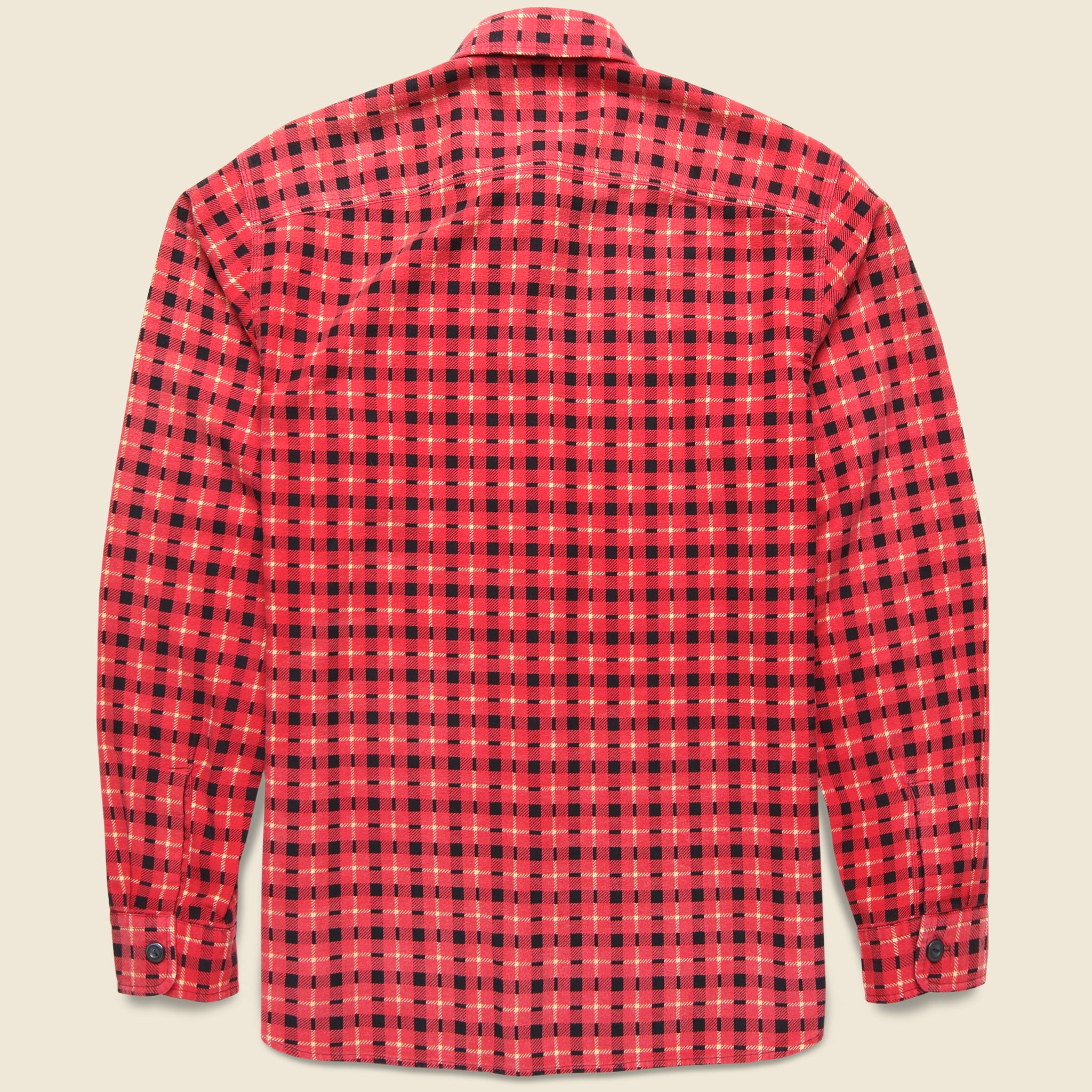 
                          Chamois Farrell Workshirt - Red/Black/Yellow - RRL - STAG Provisions - Tops - L/S Woven - Plaid
                        