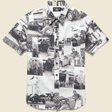 Craftsman Printed Workshirt - Black/White - RRL - STAG Provisions - Tops - S/S Woven - Other Pattern