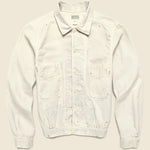 Mathieu Work Jacket - Paint Splatter Off White - RRL - STAG Provisions - Outerwear - Coat / Jacket