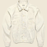 Mathieu Work Jacket - Paint Splatter Off White - RRL - STAG Provisions - Outerwear - Coat / Jacket